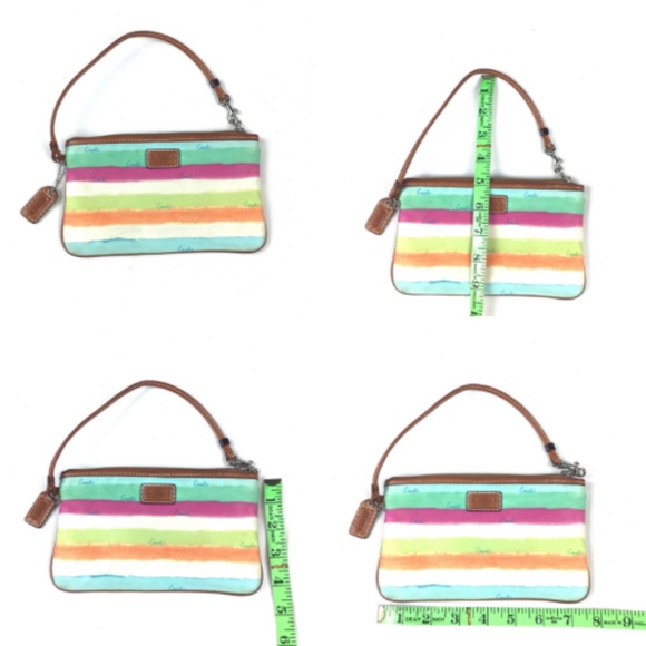 Coach Hampton Watercolor Purse & Wristlet - Picture 8 of 10